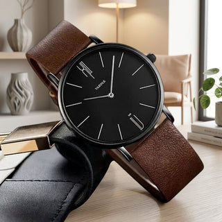 Antique Style Men’s Watch with Minimalist Dial and Comfortable Strap for Formal Wear | Jamison