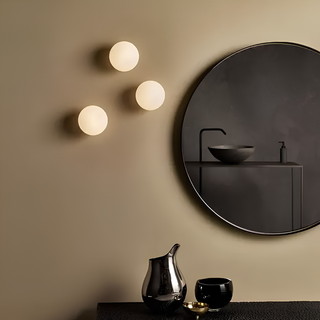 Round Glass Wall Light for Indoor Spaces | Kensington