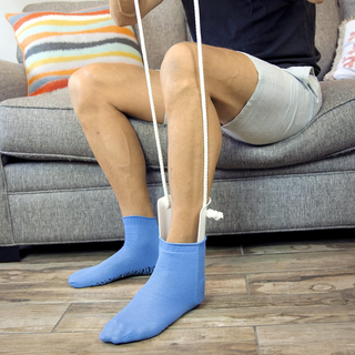 No Bend Sock Aid Device With Ergonomic Handle For Easy Dressing | Greyleigh