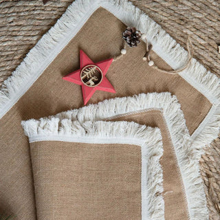 Natural Rustic Jute Table Runner Dining Decor | Callahan