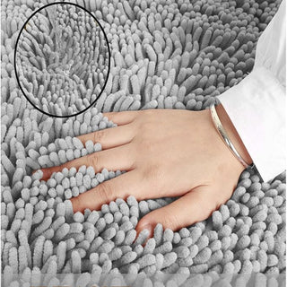Soft Absorbent Chenille Non Slip Bathroom Rug | Alden