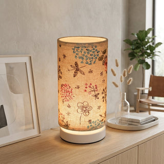 Floral Botanical Decorative Table Lamp Bedroom Desk | Abernathy
