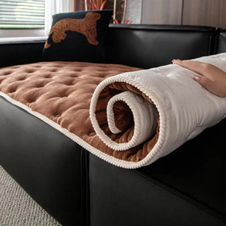 Quilted Soft Button Sofa Cover Living Room | Landon