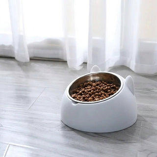 Angled Non Slip Elevated Cat Bowl Feeding Station | Connelly