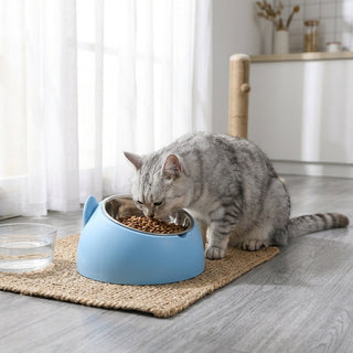 Angled Non Slip Elevated Cat Bowl Feeding Station | Connelly