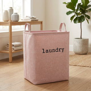 Lightweight Foldable Laundry Basket with Reinforced Handles | Avery