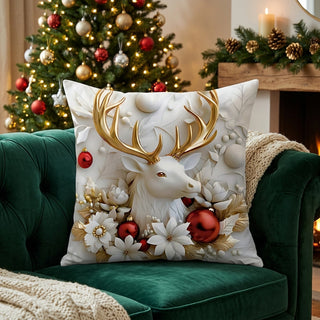 Festive Christmas Decorative Pillow Covers Set Four Pieces | Archer