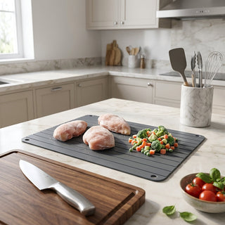 Quick Thawing Tray for Frozen Food with Non Slip Surface | Burnett