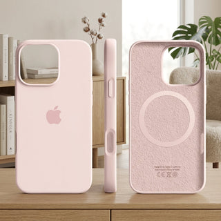 MagSafe Compatible Thin Silicone Case for iPhone with Microfiber Lining | Fenton