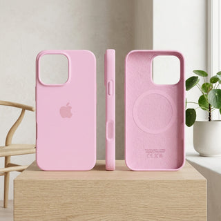 MagSafe Compatible Thin Silicone Case for iPhone with Microfiber Lining | Fenton