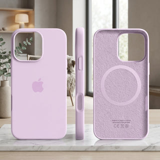 MagSafe Compatible Thin Silicone Case for iPhone with Microfiber Lining | Fenton