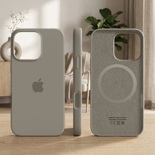 MagSafe Compatible Thin Silicone Case for iPhone with Microfiber Lining | Fenton