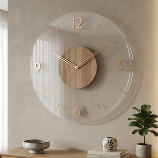 Minimalist Wooden Wall Clock With Silent Quartz Mechanism And Scandinavian Style | Gladstone