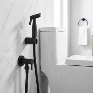 Adjustable Bidet Sprayer For Toilet Hygiene With Stainless Steel Wall Holder | Gentry