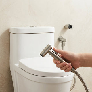 Adjustable Bidet Sprayer For Toilet Hygiene With Stainless Steel Wall Holder | Gentry