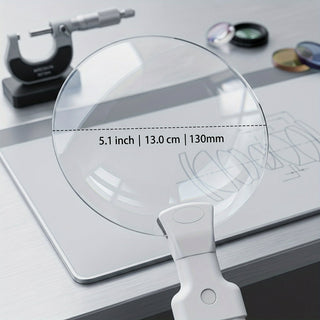 Adjustable Hands Free Magnifier With 5X Lens For Reading Crafts And Inspection | Griffin