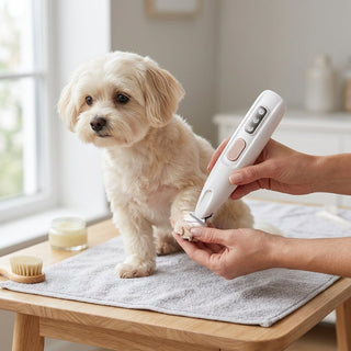 Quiet USB Rechargeable Pet Trimmer with LED Light for Dogs and Cats | Harmon