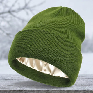 Warm Winter Hat with Silk Lining for Hair Care and Cold Weather Wear | Harlan