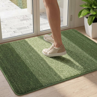 Water Absorbent Washable Doormat with Non Slip Base for Entrances | Hadley
