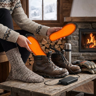 Thermal Heated Insoles With USB Charging And Adjustable Temperature Control | Hadleigh