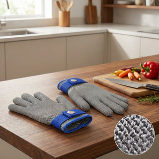 316L Stainless Steel Safety Glove With Maximum Cut Resistance And Dishwasher Safe Design | Lockwood