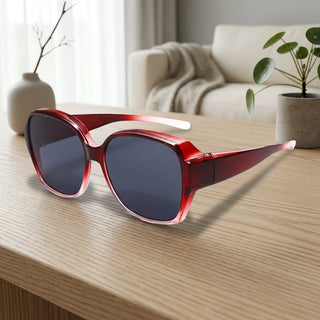 UV400 Clip On Sunglasses With 5 Layer Lenses And Secure Click Attachment For Prescription Eyeglasses | Kendrick