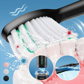 IPX7 Waterproof Sonic Toothbrush With 6 Modes And Long Battery Life | Greymere