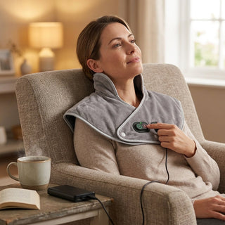 USB Neck Warmer And Massager With Adjustable Heat For Muscle Relaxation Relief | Hallstone