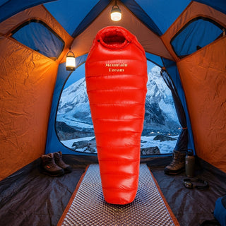Extreme Cold Waterproof Sleeping Bag With Ripstop Nylon And Adjustable Hood Cozy | Hartstone