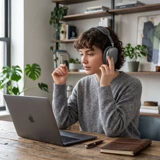 Wireless Headphones With Noise Reduction And Deep Bass For Music Lovers Comfort | Hartmoor