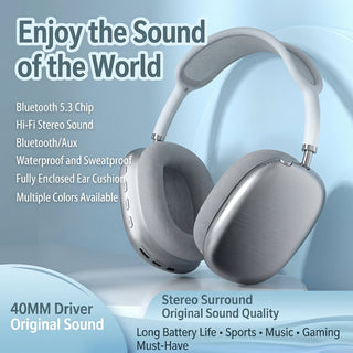 Wireless Headphones With Noise Reduction And Deep Bass For Music Lovers Comfort | Hartmoor