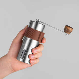 Manual Coffee Grinder With Adjustable Ceramic Burrs And Foldable Handle | McAllister