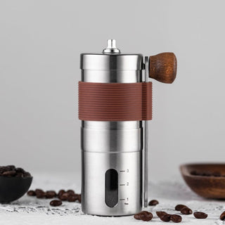 Manual Coffee Grinder With Adjustable Ceramic Burrs And Foldable Handle | McAllister