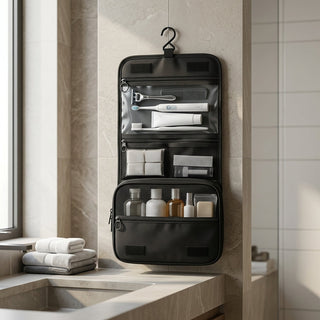 Travel Toiletry Bag With Waterproof Hanging Hook And Mesh Pockets For Organized Storage | Sheridan