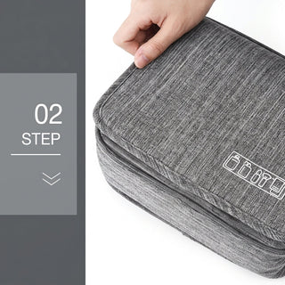Travel Toiletry Bag With Waterproof Hanging Hook And Mesh Pockets For Organized Storage | Sheridan