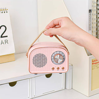 Vintage Style Bluetooth Speaker With Wireless Connectivity And Long Battery | Sawyer