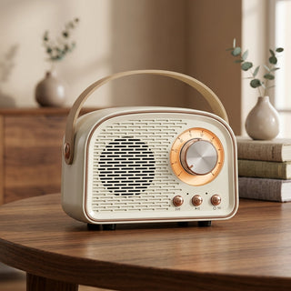 Vintage Style Bluetooth Speaker With Wireless Connectivity And Long Battery | Sawyer