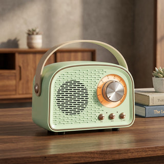 Vintage Style Bluetooth Speaker With Wireless Connectivity And Long Battery | Sawyer