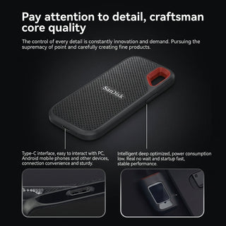 Portable External SSD With High Speed Data Transfer And Shockproof Metal Design | Rutledge