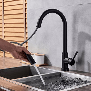 Touchless Sensor Kitchen Faucet With Pull Out Sprayer And Two Water Modes | Rollins