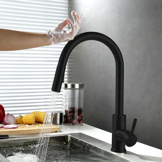 Touchless Sensor Kitchen Faucet With Pull Out Sprayer And Two Water Modes | Rollins