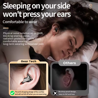 Invisible Wireless Sleep Earbuds With Bluetooth 5.3 And IPX5 Waterproof Design | Rockwell