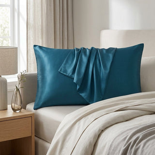 Pure Silk Pillowcase With Temperature Regulating Design And Hidden Zipper | Riley