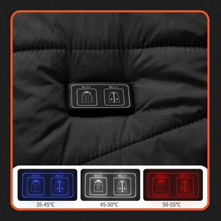 Waterproof Heated Vest With Carbon Fiber Heating Wire And 5000mAh Battery | Ridley