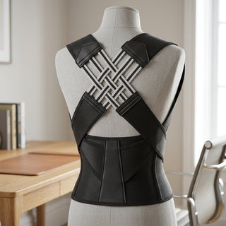 Adjustable Posture Corrector With Cross Strap Design For Shoulder And Neck Relief | Sinclair