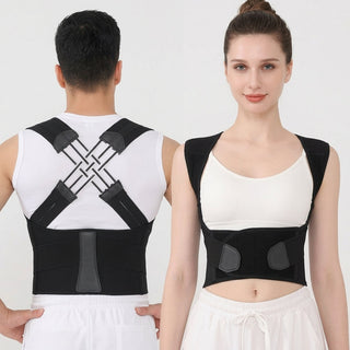 Adjustable Posture Corrector With Cross Strap Design For Shoulder And Neck Relief | Sinclair
