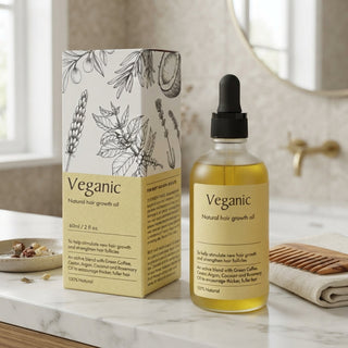 Natural Hair Oil With Vegan Ingredients For Stronger And Revitalized Hair Growth | Vaughn