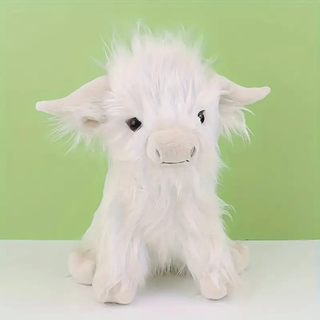Realistic Highland Cow Plush Toy With Ultra Soft Material For Kids | Thatcher