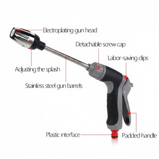 HydroJet Car Wash Sprayer With Adjustable Water Pressure And Rust Resistant Design | Wheeler