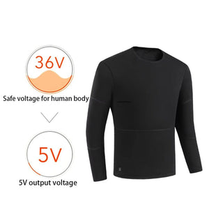 Rechargeable Heated Shirt With 3 Temperature Settings For Winter | Westcott